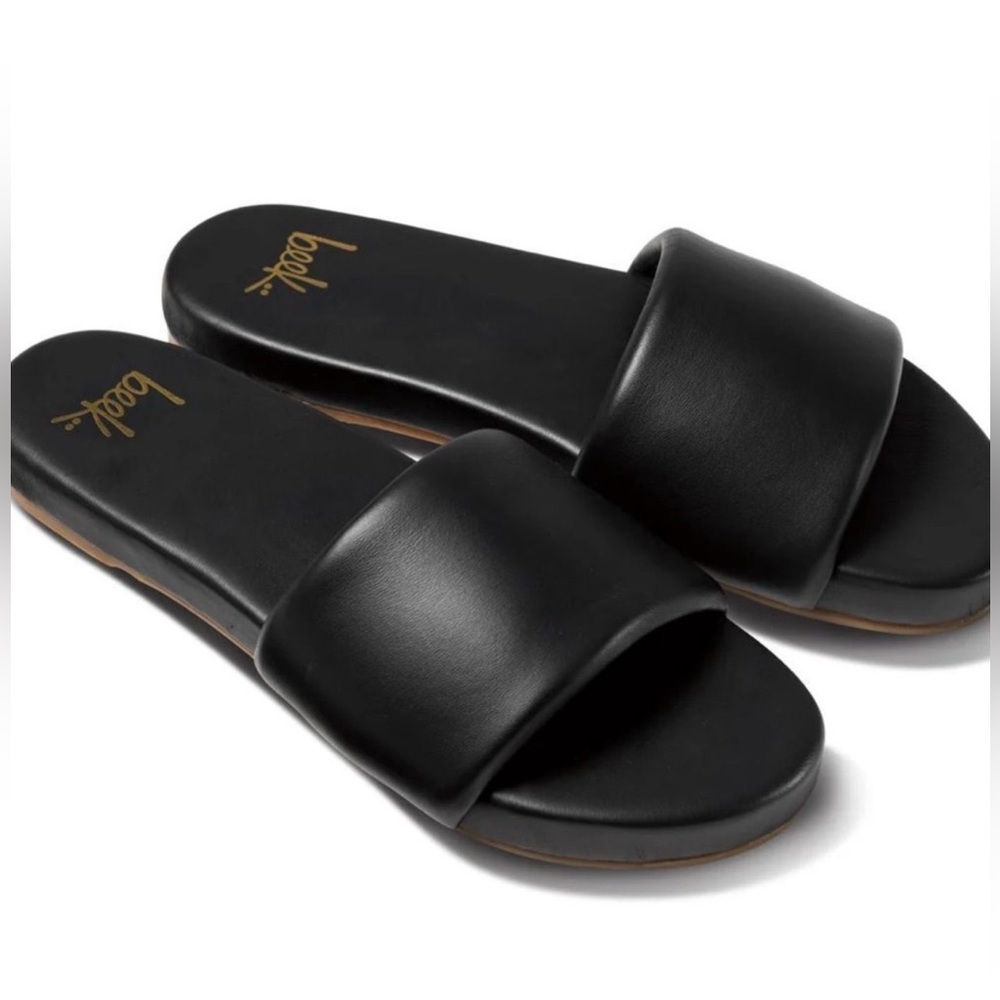 BEEK Baza Leather Slide Sandal Size 6